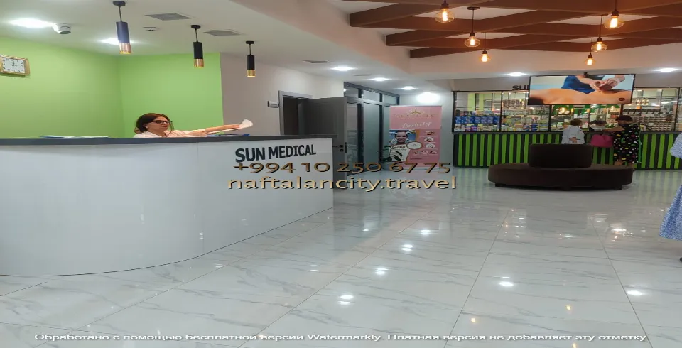 Платные процедуры в санатории Sun City Naftalan — медицинские и SPA-услуги